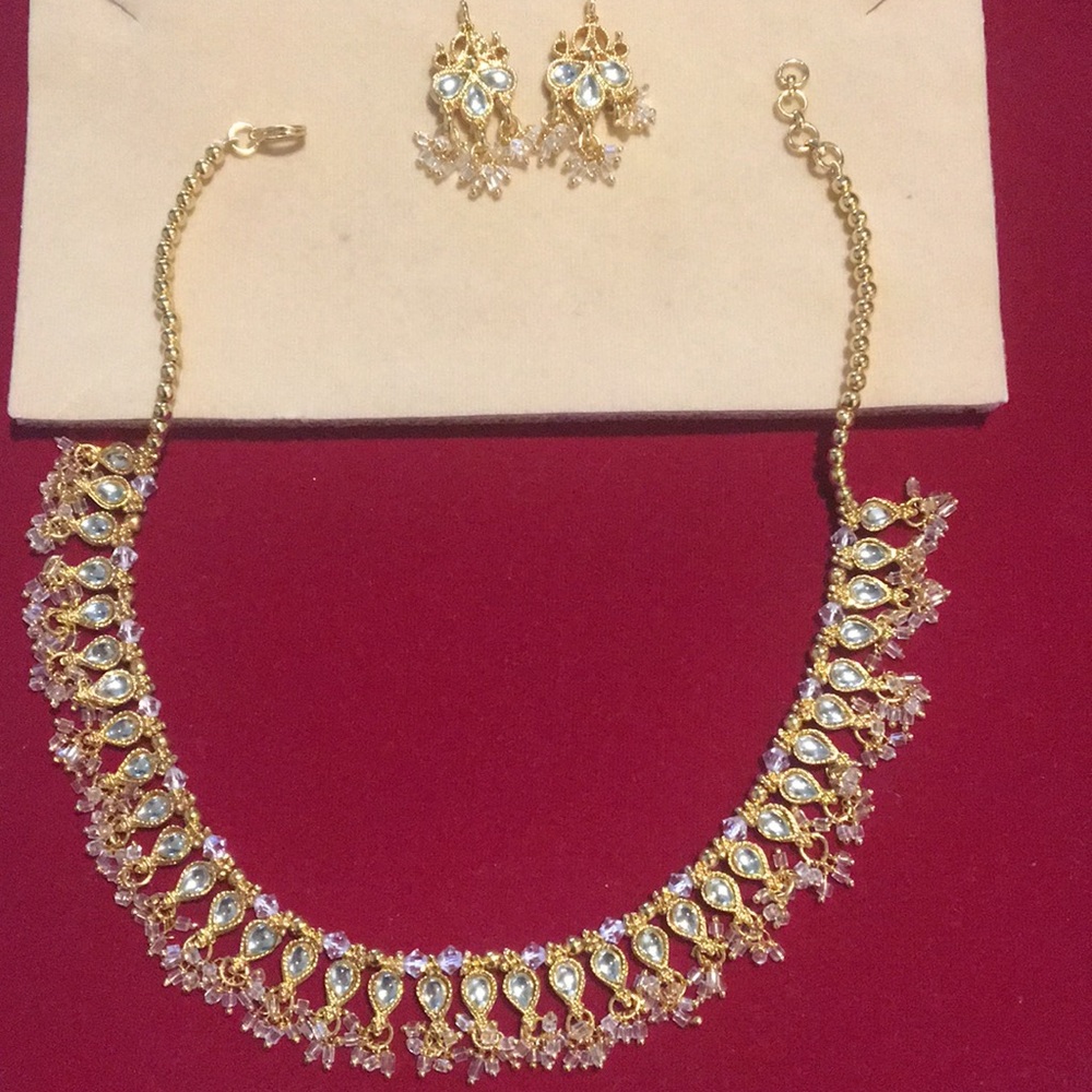 Christmas Gift Indian Bollywood wedding necklace jewelry